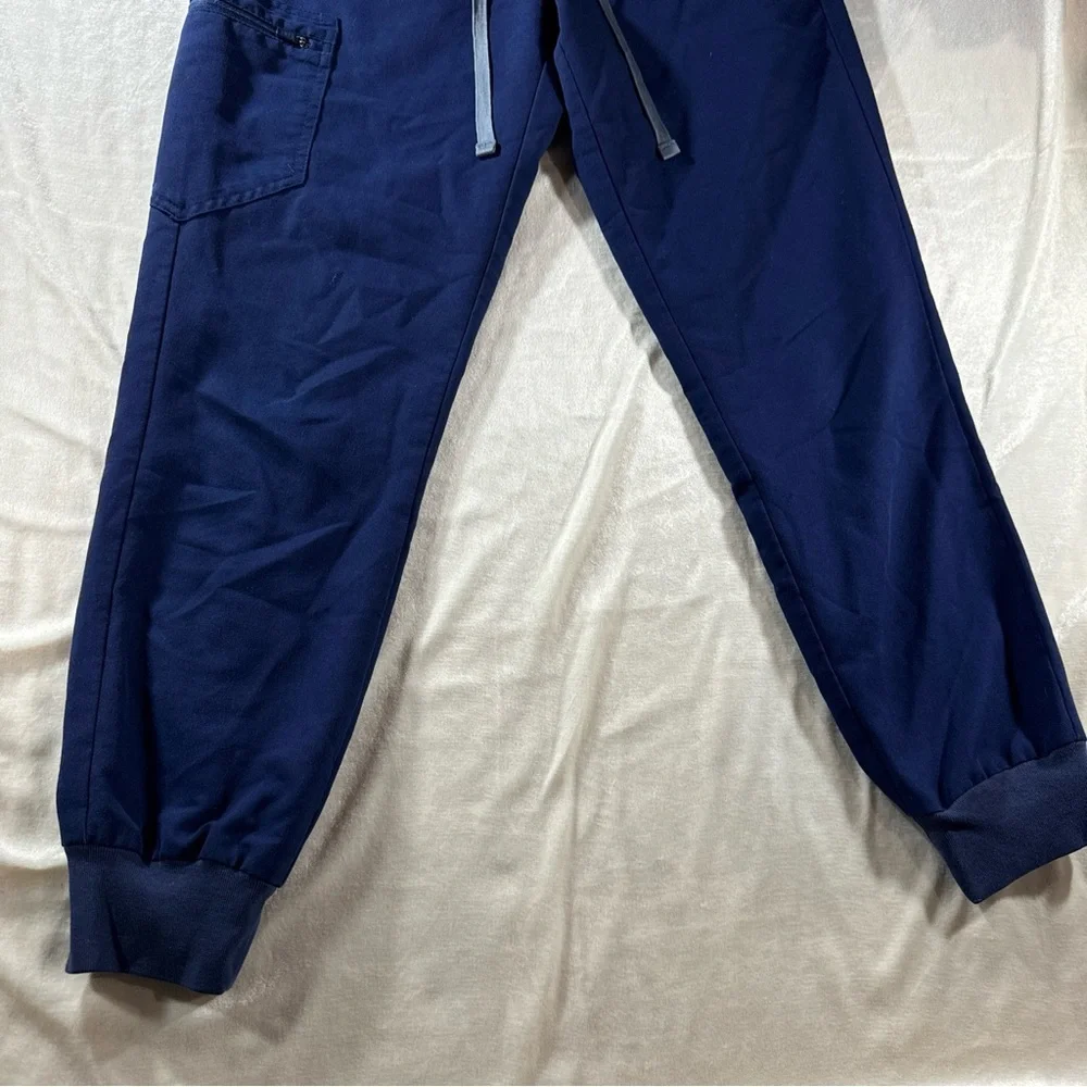 FIGS Navy Zamora Jogger Scrub Pants XS PETITE Blue Technical Collection Adjust - Picture 4 of 12